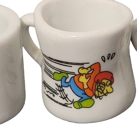 Lot Of 7 Vtg Gumball Machine Prizes Multicolor Ceramic Cups Pot Tea Set For Kids - Picture 3 of 12